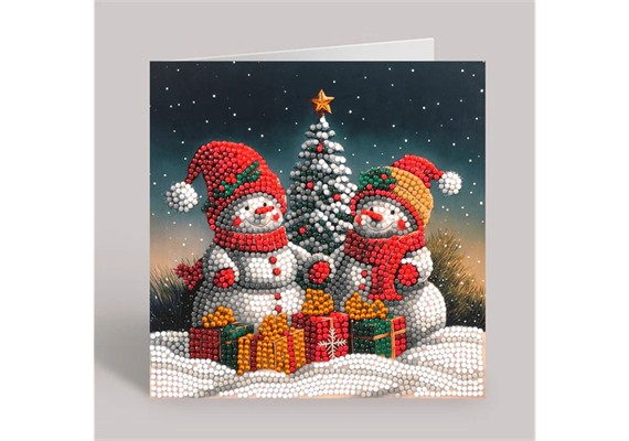 Crystal Art Card Holiday Smiles 18 x 18 cm