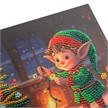Crystal Art Card Jolly Elf 18 x 18 cm | Bild 2