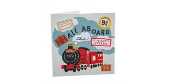 Crystal Art Card Kit All Aboard The Hogwarts Express 18 x 18 cm