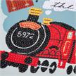 Crystal Art Card Kit All Aboard The Hogwarts Express 18 x 18 cm | Bild 3