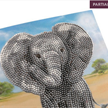 Crystal Art Card Kit Baby Elephant 18 x 18 cm | Bild 2