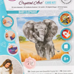 Crystal Art Card Kit Baby Elephant 18 x 18 cm | Bild 5