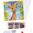 Crystal Art Card Kit Baby Giraffe 18 x 18 cm | Bild 4