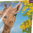 Crystal Art Card Kit Baby Giraffe 18 x 18 cm | Bild 3