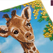 Crystal Art Card Kit Baby Giraffe 18 x 18 cm | Bild 2