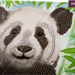 Crystal Art Card Kit Baby Panda 18 x 18 cm | Bild 3