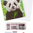 Crystal Art Card Kit Baby Panda 18 x 18 cm | Bild 4