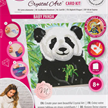 Crystal Art Card Kit Baby Panda 18 x 18 cm | Bild 5