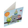 Crystal Art Card Kit "Birthday Friends" 18 x 18 cm | Bild 4