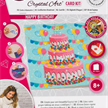 Crystal Art Card Kit Cake 18 x 18 cm | Bild 5