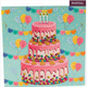 Crystal Art Card Kit Cake 18 x 18 cm