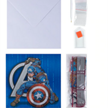 Crystal Art Card Kit Captain America 18 x 18 cm | Bild 2
