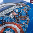 Crystal Art Card Kit Captain America 18 x 18 cm | Bild 4