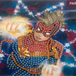 Crystal Art Card Kit Captain Marvel 18 x 18 cm | Bild 3
