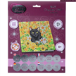Crystal Art Card Kit Cat Among the Flowers 18 x 18 cm | Bild 5