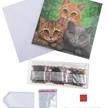 Crystal Art Card Kit Cats 18 x 18 cm | Bild 4