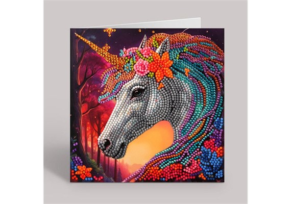 Crystal Art Card Kit Charmed 18 x 18 cm