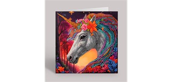 Crystal Art Card Kit Charmed 18 x 18 cm