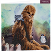 Crystal Art Card Kit Chewbacca 18 x 18 cm