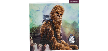 Crystal Art Card Kit Chewbacca 18 x 18 cm