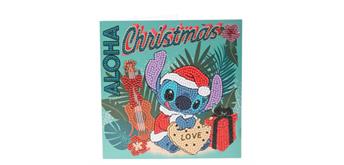 Crystal Art Card Kit Christmas Aloha 18 x 18 cm