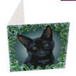 Crystal Art Card Kit Christmas Cat 18 x 18 cm | Bild 3