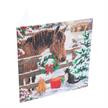 Crystal Art Card Kit Christmas Friendship 18 x 18 cm | Bild 2