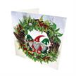 Crystal Art Card Kit Christmas Gnomes 18 x 18 cm | Bild 2