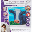 Crystal Art Card Kit Cute Cow 18 x 18 cm | Bild 4