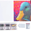 Crystal Art Card Kit Delightful Duck 18 x 18 cm | Bild 2