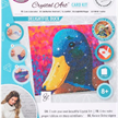 Crystal Art Card Kit Delightful Duck 18 x 18 cm | Bild 4
