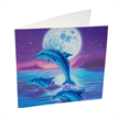 Crystal Art Card Kit "Dolphin Pod" 18 x 18 cm | Bild 2