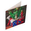 Crystal Art Card Kit "Dragon Gift" 18 x 18 cm | Bild 3