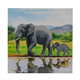 Crystal Art Card Kit "Elephant" 18 x 18 cm