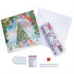Crystal Art Card Kit Festive Tree 18 x 18 cm | Bild 4