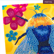 Crystal Art Card Kit Floral Bumblebee 18 x 18 cm | Bild 2