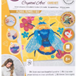 Crystal Art Card Kit Floral Bumblebee 18 x 18 cm | Bild 5