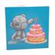 Crystal Art Card Kit Happy Birthday 18 x 18 cm
