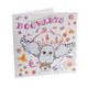 Crystal Art Card Kit Hogwarts & Hedwig 18 x 18 cm