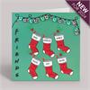 Crystal Art Card Kit Holiday Cheer 18 x 18 cm