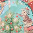 Crystal Art Card Kit Hoppy Christmas 18 x 18 cm | Bild 4