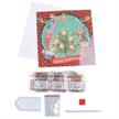 Crystal Art Card Kit Hoppy Christmas 18 x 18 cm | Bild 3