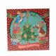 Crystal Art Card Kit Hoppy Christmas 18 x 18 cm