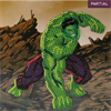 Crystal Art Card Kit Hulk 18 x 18 cm