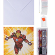 Crystal Art Card Kit Ironman 18 x 18 cm | Bild 2