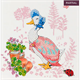 Crystal Art Card Kit Jemima Puddle-Duck 18 x 18 cm