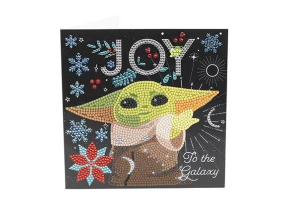 Crystal Art Card Kit Joy to the Galaxy 18 x 18 cm