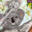 Crystal Art Card Kit Koala Cuddles 18 x 18 cm | Bild 3