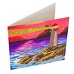 Crystal Art Card Kit "Lighthouse" 18 x 18 cm | Bild 2