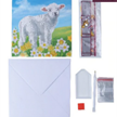 Crystal Art Card Kit Little Lamb 18 x 18 cm | Bild 4